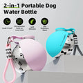 Stainless Steel Dog Water Bottle with Lanyard Hook
